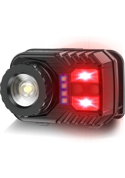 PS-571 Sensör Xpg Cob LED USB Şarj Edilebilir Lityum Pilli Zoomlu Kafa Lambası ( Lisinya )