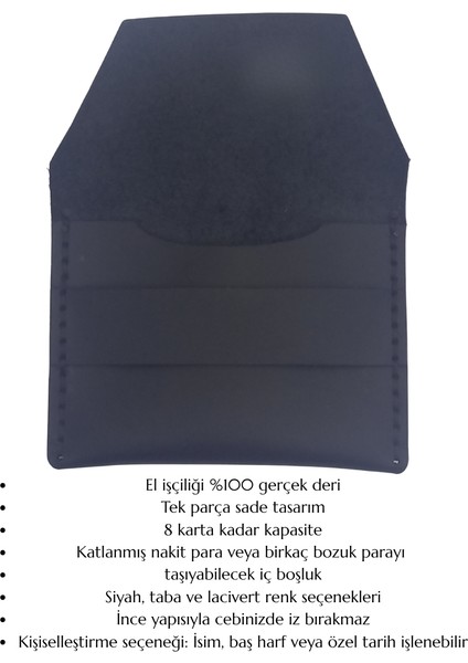 Brugge Minimalist Siyah Deri Kartlık – %100 Hakiki Dana Derisi El Yapımı Erkek Cüzdan | Günlük Kullanım, Iş Hayatı ve Özel Günlerde Şık | Hediye Edilebilir Özel Siyah Deri Kartlık Modeli