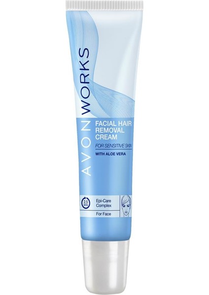 Works Aloe Vera Özlü Hassas Ciltler İçin Yüz Tüyü Alma Kremi 75 ml – Nazik ve Etkili Bakım Formülü