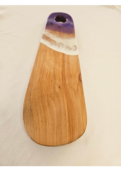 El Yapımı Ceviz Ağacı Epoksi Sunum Tahtası – Mor Beyaz Tasarım fiyatları