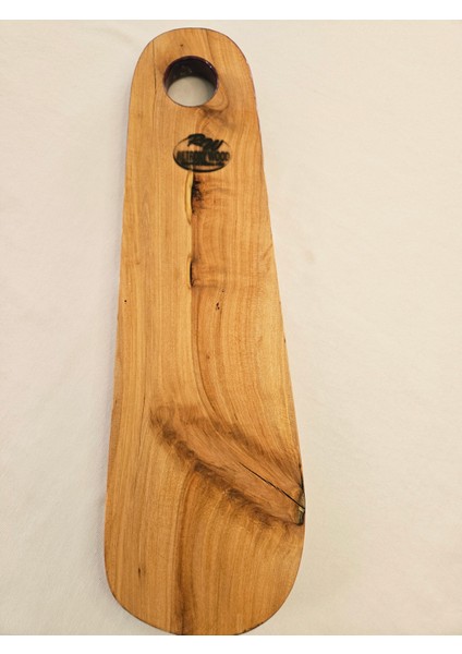 El Yapımı Ceviz Ağacı Epoksi Sunum Tahtası – Mor Beyaz Tasarım