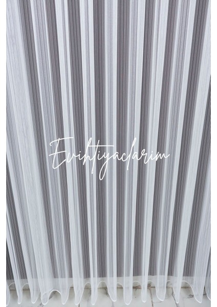 Her Odaya Uygun Kaliteli Işçilik Akru Model 1/2 Seyrek Pileli Ütü Istemeyen Tül Perde fırsatları