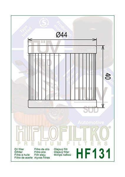 Tvs Apache Rtr 200 Hiflo HF-131 Yağ Filtresi fiyatları