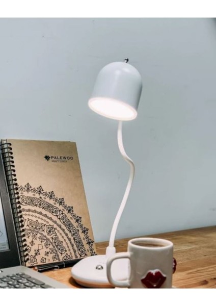 Masa Lambası Şarjlı Çalışma Lambası Dokunmatik Ayarlanabilir Masa Lambası