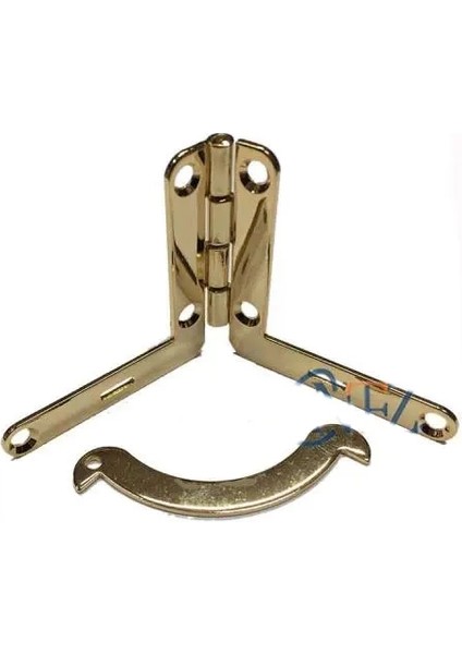 Makaslı Menteşe - 16X36X76MM, Gold, 1 Adet ( Lisinya )