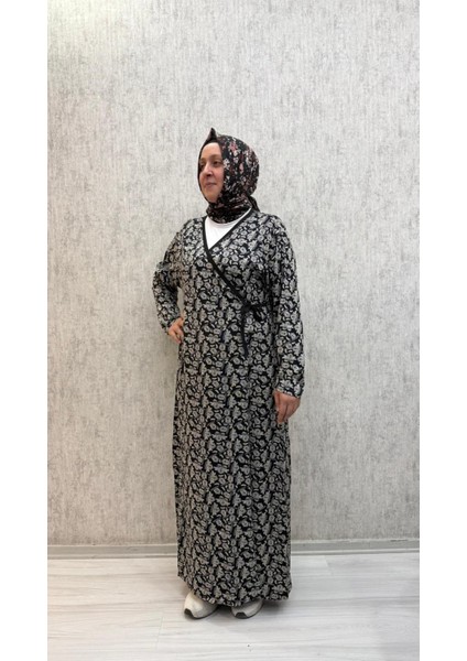 7 Kadın Viskon Pamuklu Bağlamalı Namaz Elbisesi fiyatları