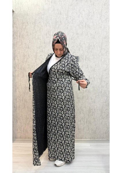 7 Kadın Viskon Pamuklu Bağlamalı Namaz Elbisesi fırsatları