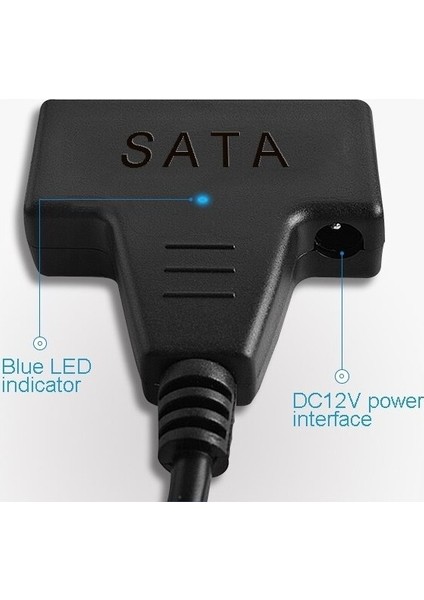 USB 3.0 To 2.5-3.5 Inç Sata Çevirici + 12 Volt Adaptör Dahil fırsatları