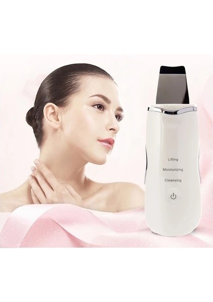 Ultrasonik Spatula Yüz Akne Giderici Siyah Nokta Temizleme Cihazı ( Lisinya )