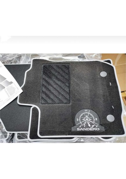 Sandero Stepway 2013-2020 Uyumlu Pusula Logolu Halı Paspas Takımı 8201481336 indirimleri