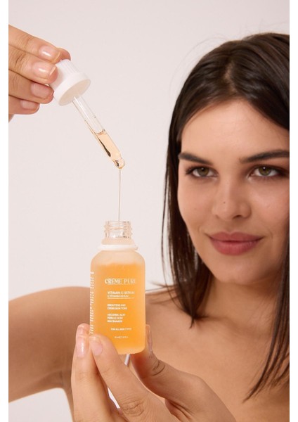 Leke Karşıtı Aydınlatıcı Vitamin C Serum Ascorbic Asit, Ferulic Asit, Niacinamide 30 ml fırsatları
