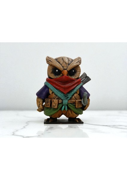 Ninja 3D Figür Baykuş - Mysterious Owls - 018