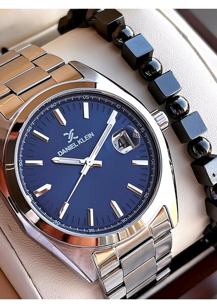 Klasik Erkek Kol Saati Çelik Kordon 3 Atm Suya Dayanıklı Bileklik Hediyeli VS.BLKT.0602