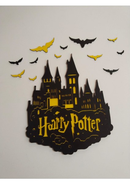 Harry Potter Çocuk Odası Kapı & Duvar Süsü Isim Yazılı Çok Şık
