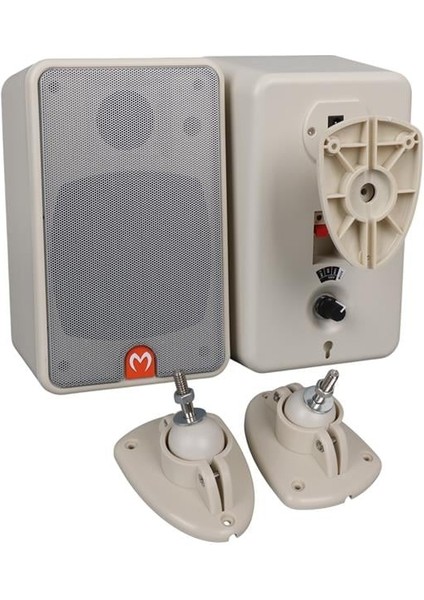Mv-21 10 cm 40 Watt Komütatörlü Hat Trafolu Beyaz Sütun Hoparlör (2&apos;li Takım) (5067) modelleri