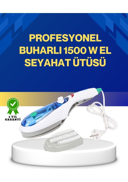 Wizard Kompakt Buharlı Ütü 1500W | Tüm Yüzeyler Için Pratik ve Etkili