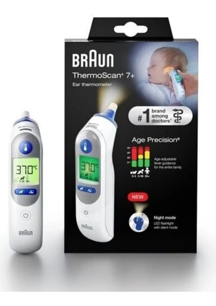 Thermoscan 7 Plus Irt 6525 Kulaktan Ateş Ölçer