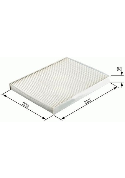 SC813 - Polen Filtresi Karbonsuz Focus Iı 1.6tdci 1.8 2.0 Tdci 2004-201212 Volvo S40 C70 V50 C30 04-12