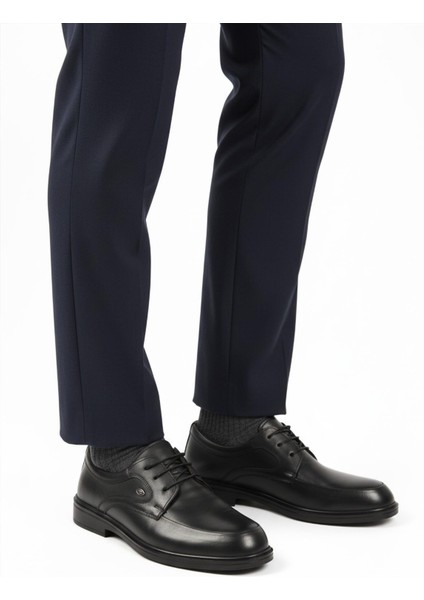 Dsn 2037 M Siyah Hakiki Deri Erkek Günlük Ayakkabı modelleri