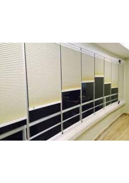 Cam Balkon Perdesi Plise Perde Krem Istediğiniz Ölçüde fiyatları