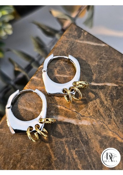 - Glow Earrings – Silver Kaplama Halka Detaylı Kadın Küpe (KOD-310) fiyatları