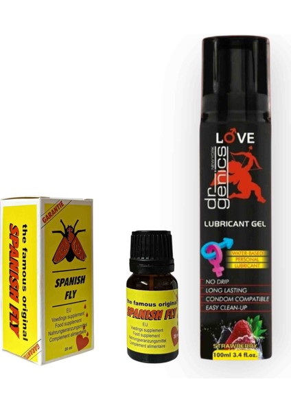 Spanish Fly ve Love Genics Çilekli Gel