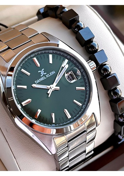 Klasik Erkek Kol Saati Çelik Kordon 3 Atm Suya Dayanıklı Bileklik Hediyeli VS.BLKT.0603