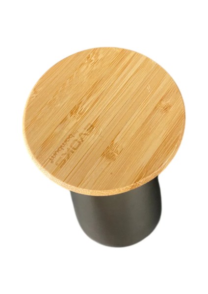 Bambu Kapaklı Gold Renk Sürahi – Şık & Modern Mutfak ve Sofra Dekoru