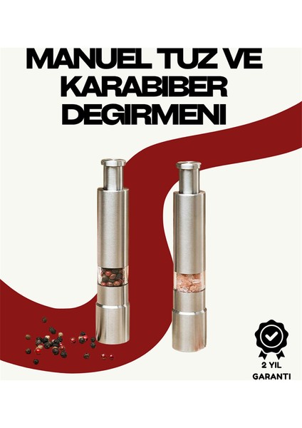 Wizard Hafif ve Kompakt, Taşınabilir Baharat Öğütücü - Mutfak ve Masa Için