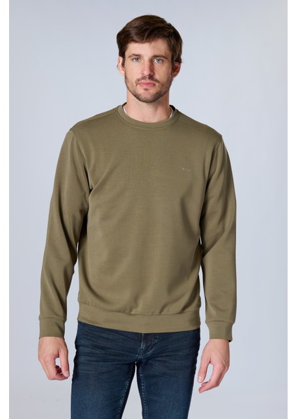 Esw 2950 Bisiklet Yaka Soft Touch (Yumuşak His) Dokuma Kumaş Erkek Sweat