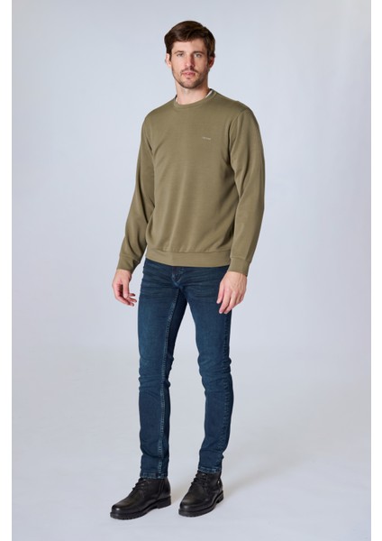 Esw 2950 Bisiklet Yaka Soft Touch (Yumuşak His) Dokuma Kumaş Erkek Sweat fırsatları