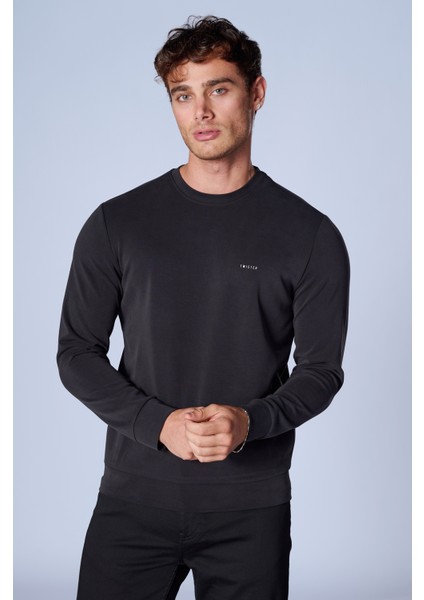 Esw 2950 Bisiklet Yaka Soft Touch (Yumuşak His) Dokuma Kumaş Erkek Sweat