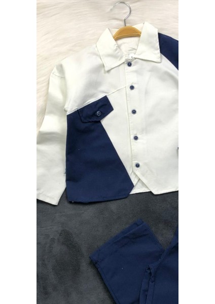 Moda Tarzı Erkek Çocuk Keten Ikili Takım - Ceket - Pantolon fiyatları