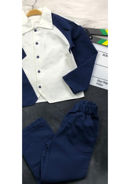 Moda Tarzı Erkek Çocuk Keten Ikili Takım - Ceket - Pantolon indirimleri
