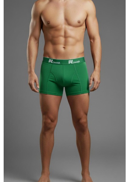 Erkek Likralı Bambu Boxer 6’lı Ekonomik Paket – Nefes Alan Doğal Kumaş Rahat Iç Giyim (Yeşil & Kırmızı) fiyatları