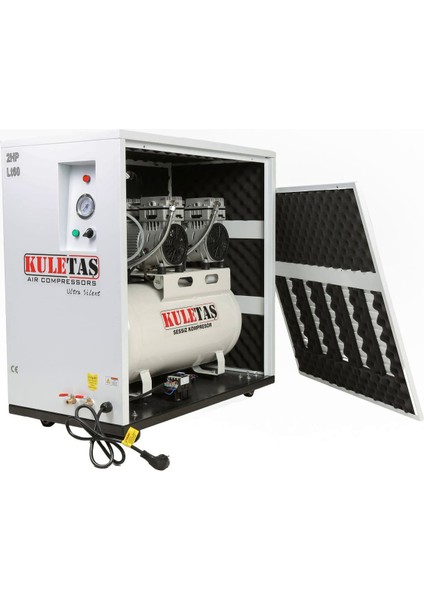 Kuletaş Kabinli Sessiz Hava Kompresörü 60 Litre 2hp fiyatları
