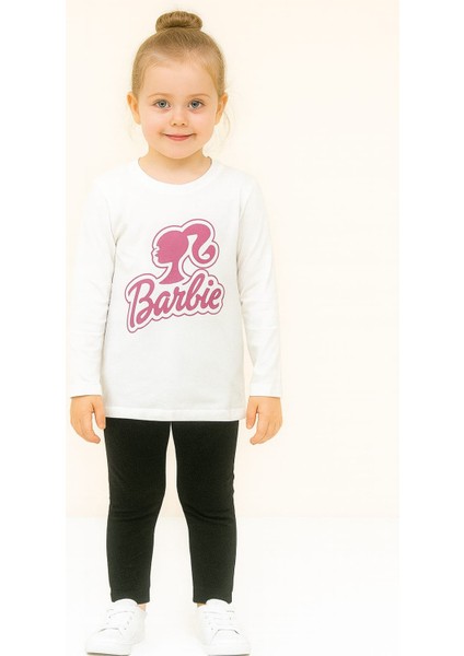 Barbie Baskılı Kız Çocuk Sweatshirt