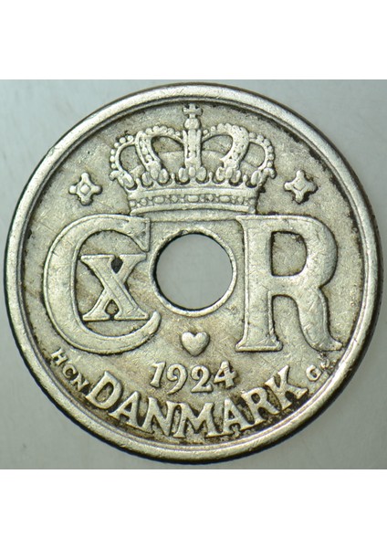 Danimarka 10 Öre 1924. modelleri