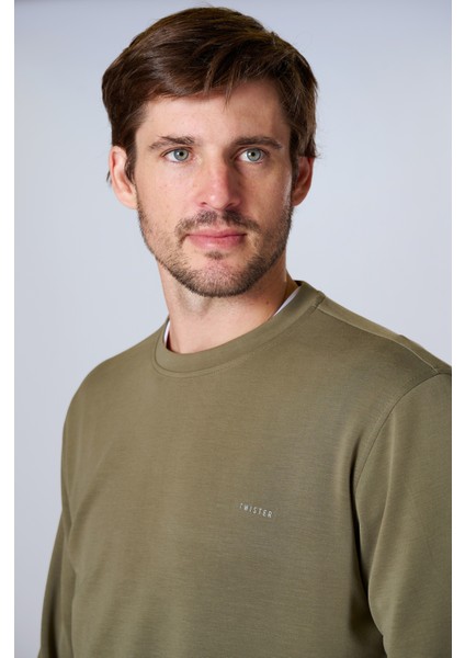 Esw 2950 Bisiklet Yaka Soft Touch (Yumuşak His) Dokuma Kumaş Erkek Sweat indirimleri