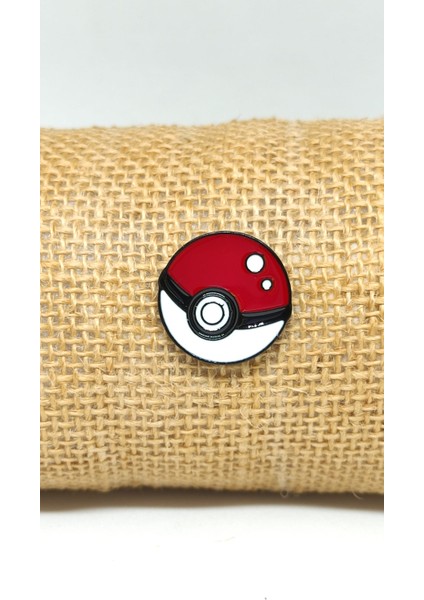 Pokemon Topu Rozet. Mineli, Metal. Anime, Ash, Pikachu. POKEMON ROZET ANİME ROZET PİN BROŞ ÇANTA SÜSÜ