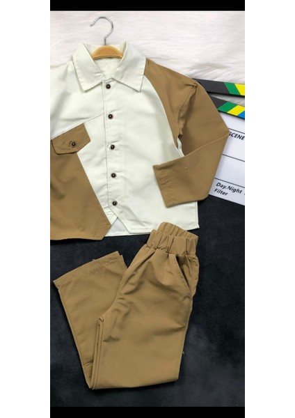 Moda Tarzı Erkek Çocuk Keten Ikili Takım - Ceket - Pantolon fırsatları