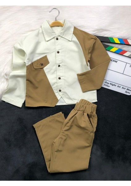 Moda Tarzı Erkek Çocuk Keten Ikili Takım - Ceket - Pantolon indirimleri