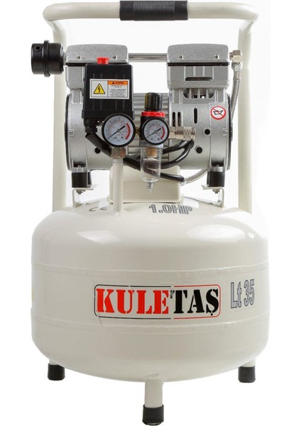 Kuletaş Sessiz Hava Kompresörü 35 Litre 1 Hp fiyatları