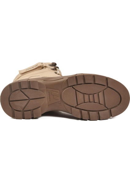 24035 Z Bej-Vizon Kadın Bot Polact indirimleri