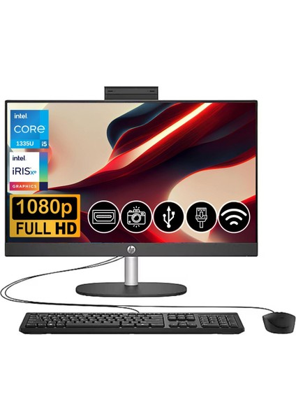 Proone 240 G10 I5 1335U 64GB 512GB M.2 SSD B6JD5ES ATL18 23.8" Fhd Fdos Siyah All In One Bilgisayar