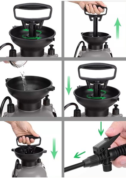 5 Lt Mekanık Zirai Ilaçlama Pompası, Basınçlı Püskürtme Pompası