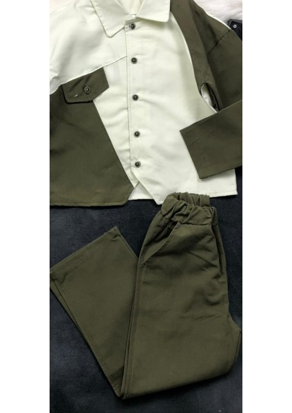 Moda Tarzı Erkek Çocuk Keten Ikili Takım - Ceket - Pantolon indirimleri