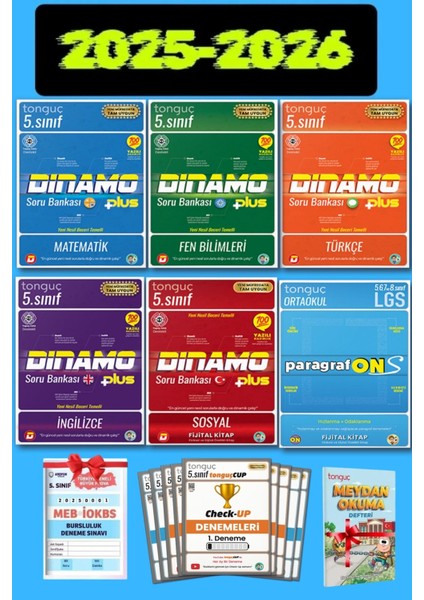 5. Sınıf Dinamo Set + Paragrafons + Check Up Deneme Seti