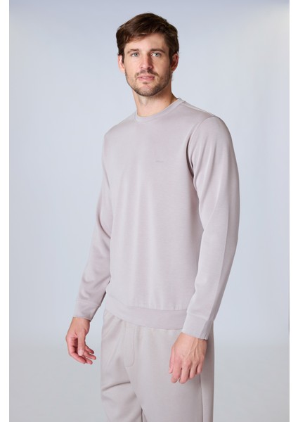 Esw 2950 Bisiklet Yaka Soft Touch (Yumuşak His) Dokuma Kumaş Erkek Sweat