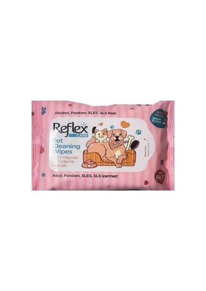 Care Evcil Hayvanlar Için Çok Amaçlı Hijyenik Temizleme Mendili 10’lu